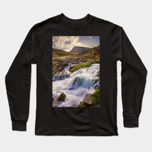 Picws Du from Afon Sawdde Long Sleeve T-Shirt